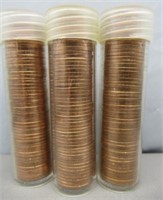 (3) Lincoln Penny Rolls.