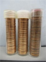 (3) Lincoln Penny Rolls.