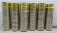 (6) Rolls of US Nickels.