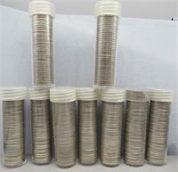 (8) Rolls of Jefferson Nickels.