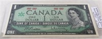 1867-1967 UNCIRCULATED ONE DOLLAR CANADIAN BILL