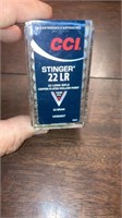 CCI 22 LONG RIFLE STINGER. Box of 50. 32 GRAIN