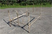 BRASS SINGLE BED FRAME 51" TALL