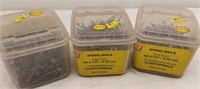 2-1/2" SPIRAL NAILS - 3 BOXES OF 1.5KG