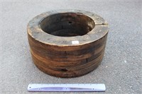 AWESOME WOODEN PULLEY MOLD 15X7 INCHES
