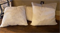 Three White Pillows