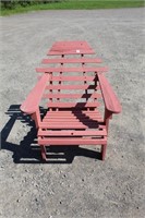 COLORFUL WOODEN PATIO CHAIR