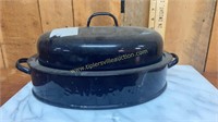 Vintage savory jr roasting pan