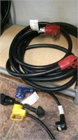 Large 50 amp extinction cord and adapters