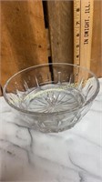 Heavy crystal bowl