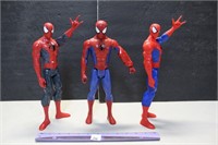 3 SPIDERMAN ACTION TOYS