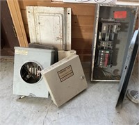 selection of breaker boxes & meter boxes