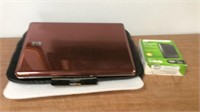 HP laptop and portable hard drive
