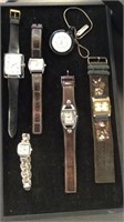 Collection of six watches