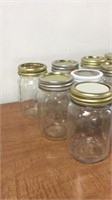 Collection of canning jars