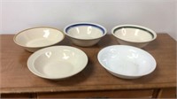 Five bowls