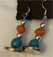 Beaded Earrings 1.5in