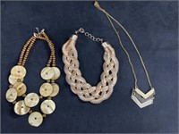Brown And Gold Fashion Necklaces