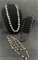 Black and White Statement Necklaces