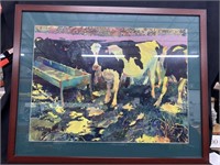 30x37 in. Cow Framed Art