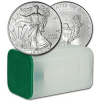 2010: US Mint Tube American Eagle Silver Dollar