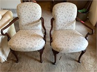 2PC UPHOLSTERED ARM CHAIR