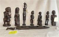 (8) African Wooden Carvings