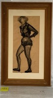 Artist Unknown, Standing Female Figure