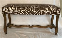 Zebra Pattern Bench