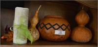 3 Gourds & Candles
