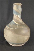Niloak Marked Mission Swirl Pottery Bottle Vase