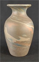 Niloak Marked 4.75" Mission Swirl Pottery Art Vase