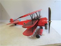 Metal Made German Fokker Red Barron Plane