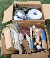 2 Box lots of assorted items