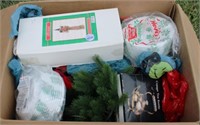 Box lot of assorted items- Christmas
