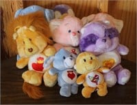 8 pc Lot Assorted Care Bears