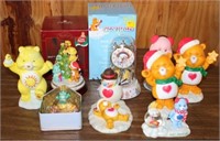 9 pc lot assorted Care Bears