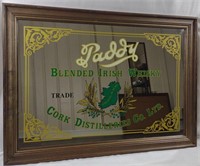 Paddy Blended Irish Whiskey Bar Mirror