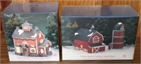 2 pc Dickens Keepsake Lighted Houses in Box