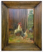 Shank, Rooster and Hens