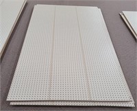 10- Garage Lined 4x7 Pegboard Sheets
