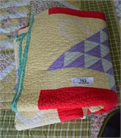 Vintage Hand Quilted Quilt