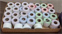 96 Single Lined Rolls Of Price Tags