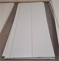 8- Garage Lined 3x7 Peg Board Sheets