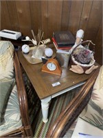 Lamp Table & Contents