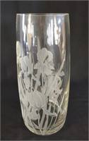 Steuben Artist Perry Coyle 12" Etched Glass Vase