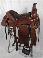 Buffalo Saddlery Roping Saddle #1951 17"