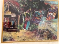 Elaine Elliott: Boutique Gauguin Lithograph