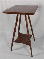 Antique Turned Leg Parlor Table