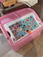 Pink Large Toy Box filled with toys